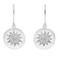 Orphelia® 'Shine' Women's Sterling Silver Drop Earrings - Silver ZO-7576