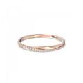 Swarovski® 'Twist' Women's Gold Plated Metal Bracelet - Rose 5620552