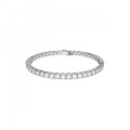 Swarovski® 'Matrix Tennis' Women's Base Metal Bracelet - Silver 5648937