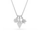 Swarovski® 'Dextera' Women's Base Metal Necklace - Silver 5700288