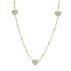 Fossil Jewellery® 'Sutton' Women's Stainless Steel Necklace - Gold JF03942710