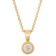 Orphelia® 'Rosalind' Women's Yellow gold 18C Chain with Pendant - Gold KD-2031/1