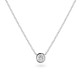 Orphelia® 'Alexandria' Women's Whitegold 18C Chain with Pendant - Silver KD-2035