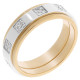 Orphelia® Women's Two-Tone 18C Ring - Silver/Gold RD-33402