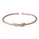 Orphelia® 'Bowi' Women's Sterling Silver Bracelet - Rose ZA-7402