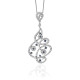 Orphelia® Women's Sterling Silver Chain with Pendant - Silver ZH-7039