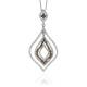 Orphelia® Women's Sterling Silver Chain with Pendant - Silver ZH-7043