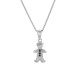 Orphelia® Child's Sterling Silver Chain with Pendant - Silver ZH-7340