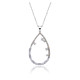 Orphelia® 'Islia' Women's Sterling Silver Chain with Pendant - Silver ZH-7423