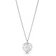 Orphelia® 'Euphoria' Women's Sterling Silver Chain with Pendant - Silver ZH-7522