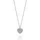 Orphelia® 'Elite' Women's Sterling Silver Chain with Pendant - Silver ZH-7566