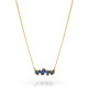 Orphelia® 'Novel' Women's Sterling Silver Necklace - Gold ZK-7534