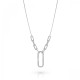 Orphelia® 'Essence' Women's Sterling Silver Necklace - Silver ZK-7560