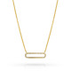 Orphelia® 'Charm' Women's Sterling Silver Necklace - Gold ZK-7563/G