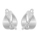 Orphelia® 'Idia' Women's Sterling Silver Stud Earrings - Silver ZO-7086