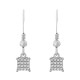 Orphelia® 'Claudia' Women's Sterling Silver Drop Earrings - Silver ZO-7344