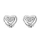 Orphelia® 'Anni' Women's Sterling Silver Stud Earrings - Silver ZO-7368