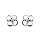 Orphelia® 'Aida' Women's Sterling Silver Stud Earrings - Silver ZO-7472