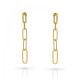 Orphelia® 'Eve' Women's Sterling Silver Drop Earrings - Gold ZO-7550/G