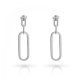 Orphelia® 'Essence' Women's Sterling Silver Drop Earrings - Silver ZO-7560