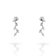 Orphelia® 'Charlene' Women's Sterling Silver Drop Earrings - Silver ZO-7568