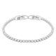 Swarovski® 'Emily' Women's Base Metal Bracelet - Silver 1808960