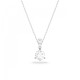 Swarovski® 'Solitaire' Women's Base Metal Pendant - Silver 5472635