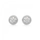 Swarovski® 'Constella' Women's Base Metal Stud Earrings - Silver 5636269