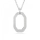 Swarovski® 'Dextera' Women's Base Metal Chain with Pendant - Silver 5642388