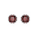 Swarovski® 'Birthstone' Women's Base Metal Stud Earrings - Silver 5660798