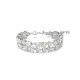 Swarovski® 'Mesmera' Women's Base Metal Bracelet - Silver 5669927