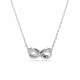 Swarovski® 'Hyperbola' Women's Base Metal Necklace - Silver 5687265