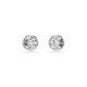 Swarovski® 'Imber' Women's Base Metal Stud Earrings - Silver 5696073