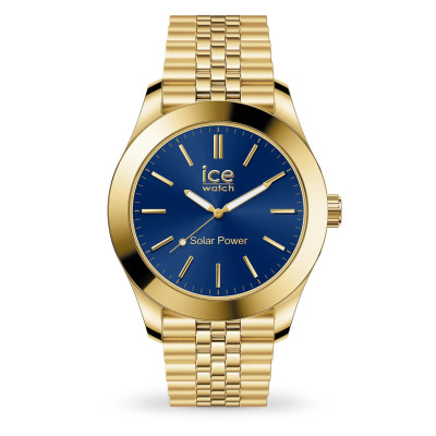 Ice Watch® Analogue 'Ice Steel - Gold Blue' Men's Watch (Medium) 023798