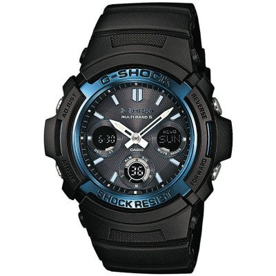 Casio® Analogue-digital 'G-shock' Men's Watch AWG-M100A-1AER