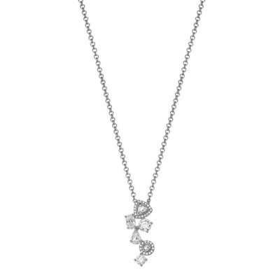 Esprit® 'Shiny Stones' Women's Sterling Silver Chain with Pendant - Silver ESNL92900A420