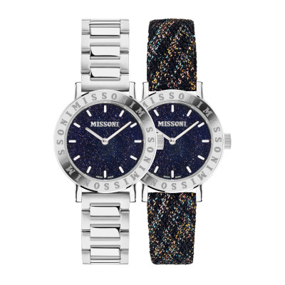 Missoni® Analogue 'Lucky Stones' Women's Watch MWECA0123