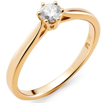 Orphelia® Women's Yellow gold 18C Ring - Gold RD-3920