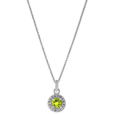 Orphelia® 'Bristol' Women's Sterling Silver Pendant with Chain - Silver ZH-7579/G