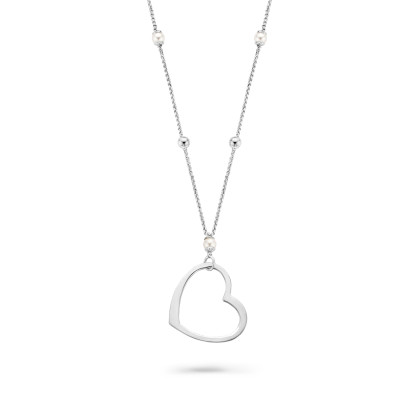 Orphelia® 'Laguna' Women's Sterling Silver Chain with Pendant - Silver ZK-7183