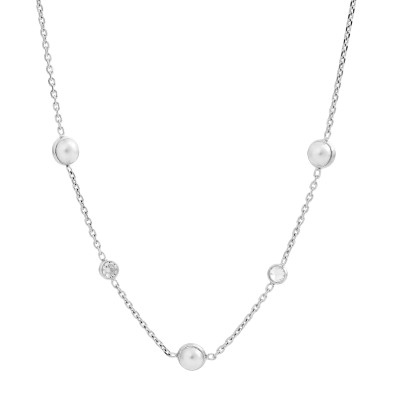 Orphelia® 'Emilia' Women's Sterling Silver Necklace - Silver ZK-7380