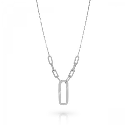 Orphelia® 'Essence' Women's Sterling Silver Necklace - Silver ZK-7560