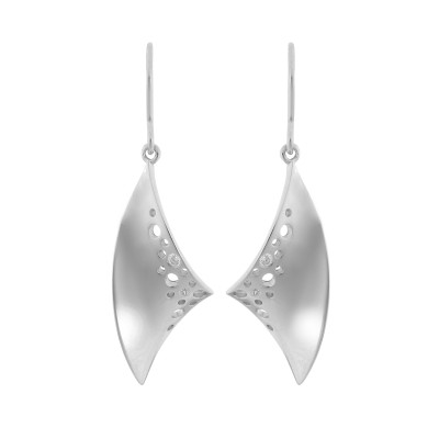 Orphelia® 'Ella' Women's Sterling Silver Drop Earrings - Silver ZO-7369