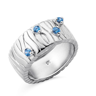 Orphelia® Women's Sterling Silver Ring - Silver ZR-7504 #1