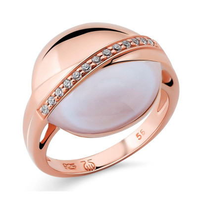 Orphelia® Women's Sterling Silver Ring - Rose ZR-7506/RG #1