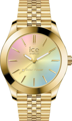 Ice Watch® Analogue 'Ice Steel - Gold Rainbow' Women's Watch (Small) 023992