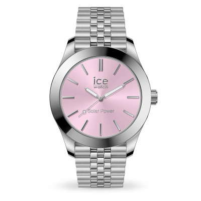 Ice Watch® Analogue 'Ice Steel - Silver Light Pink' Women's Watch (Small) 023790