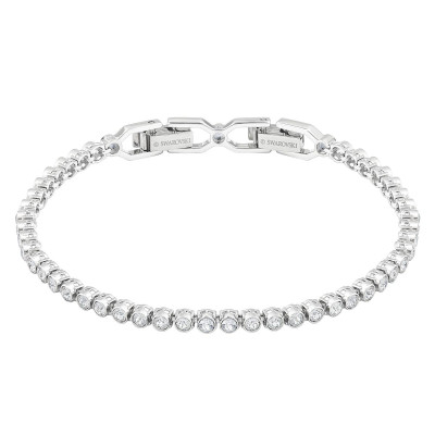 Swarovski® 'Emily' Women's Base Metal Bracelet - Silver 1808960