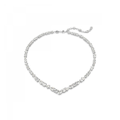 Swarovski® 'Mesmera' Women's Base Metal Necklace - Silver 5665242