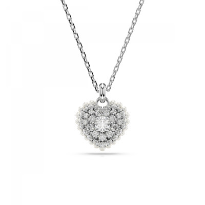 Swarovski® 'Hyperbola' Women's Base Metal Necklace - Silver 5684386